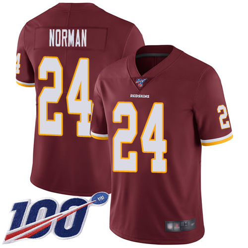 Washington Redskins Limited Burgundy Red Youth Josh Norman Home Jersey NFL Football 24 100th